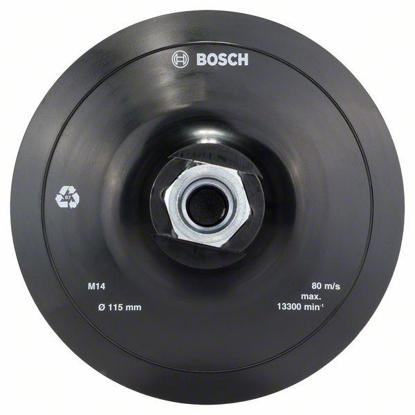 PLATO DE SOPORTE DE TIPO VELCRO BOSCH 115 mm