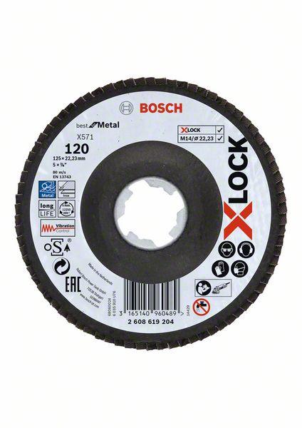 DISCO LAMINAS 125MM BOSCH XLOCK 40