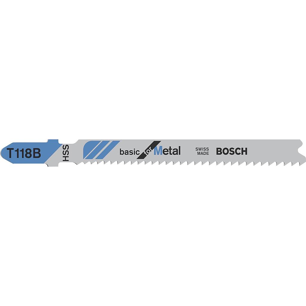 SET 5 HOJAS SIERRA CALAR METAL BOSCH T 118 B