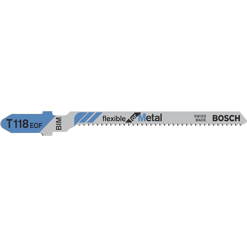 SET 5 HOJAS SIERRA CALAR METAL BOSCH T 118 EOF