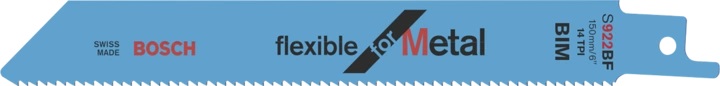 SET 5 HOJAS SIERRA SABLE METAL BOSCH S 922 BF 150 mm