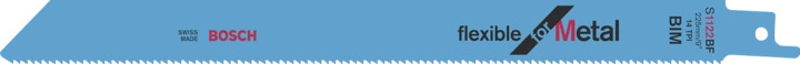 SET 2 HOJAS SIERRA SABLE BOSCH S 1122 BF FLEXIBLE FOR METAL 225 mm
