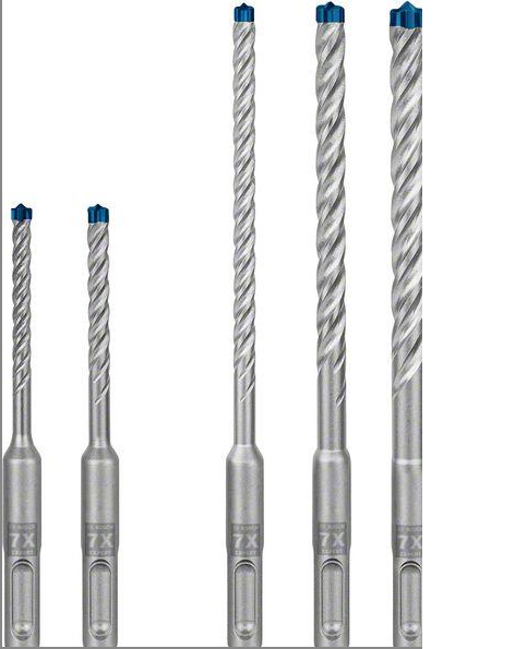 SET 5 BROCAS EXPERT SDS PLUS ROBUSTLINE BOSCH (5/6/6/8/10MM) 05X50