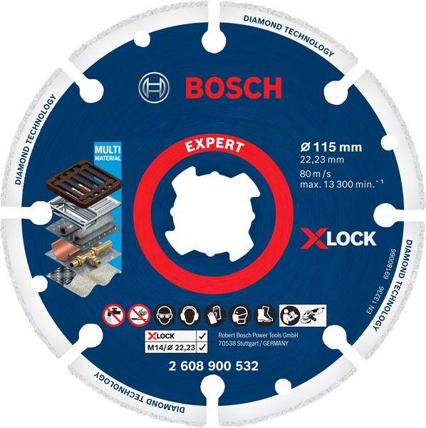 DISCO CORTE METAL 115MM BOSCH WHEEL X-LOCK 115