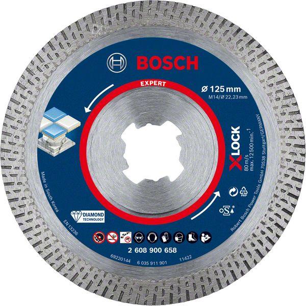 DISCO 125MM BOSCH EXPERT XLOCK HARD CERÁMICA