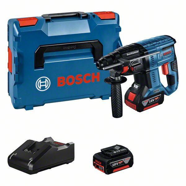 MARTILLO PERFORADOR BOSCH GBH 18V-21 (1 Bat. 4,0Ah+ 1 Bat. 5,5Ah)