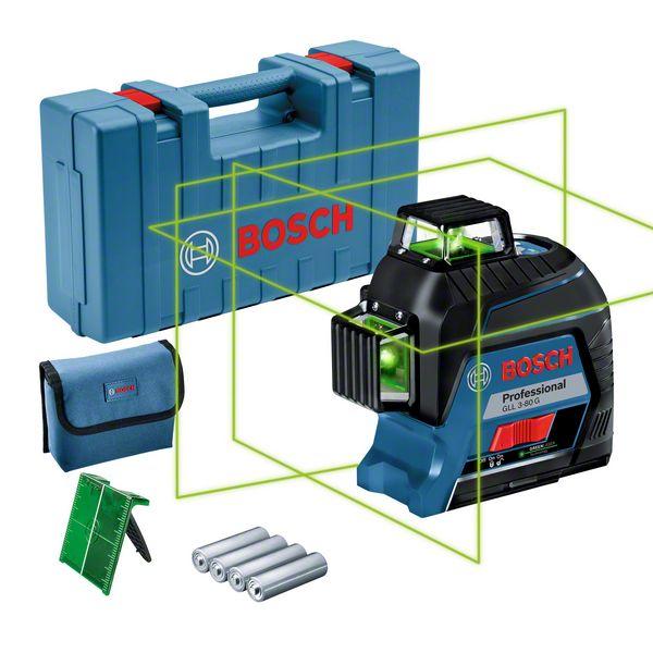 NIVEL LASER VERDE BOSCH GLL 3-80 G