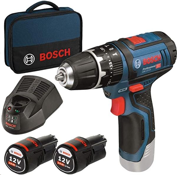 TALADRO PERCUTOR BOSCH GSB 12V-15-LI PROMO