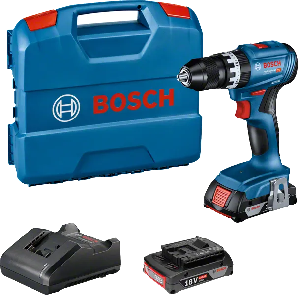 TALADRO BOSCH GSB 18V-45 (2 Baterías 2,0 Ah)