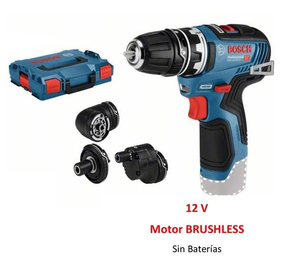 ATORNILLADOR BOSCH GSR 12V-35 FLEXICLICK (SIN BATERÍAS)