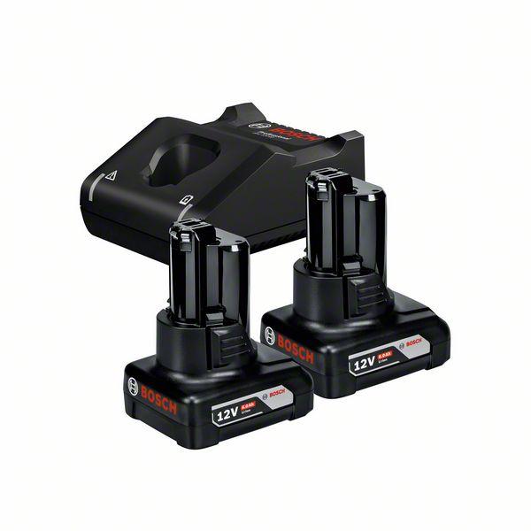 SET 2 BATERÍAS 12V-6AH Y CARGADOR 12V-40 BOSCH