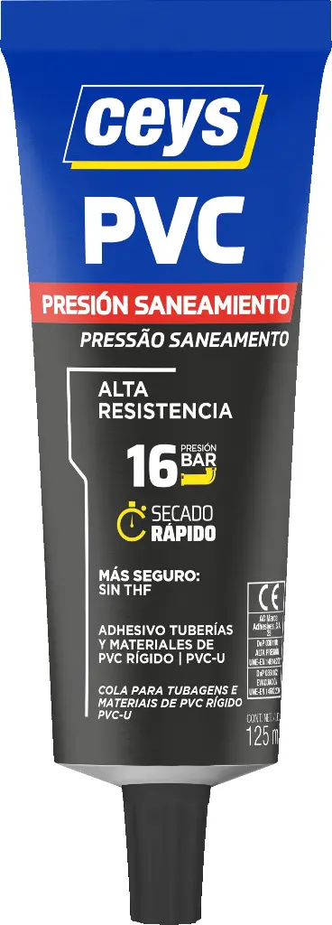 TUBO PVC PRESIÓN-SANEAMIENTO CEYS 125ml