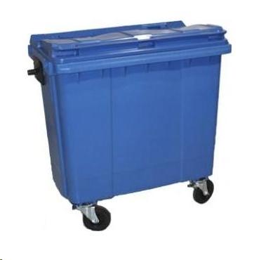 CONTENEDOR TAPA PLANA 1100 l AZUL