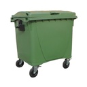 CONTENEDOR TAPA PLANA 1000 l  VERDE