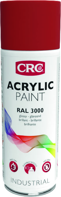 PINTURA ACRÍLICA RAL 3000 ROJO FUEGO 400 ml 11678-AA CRC