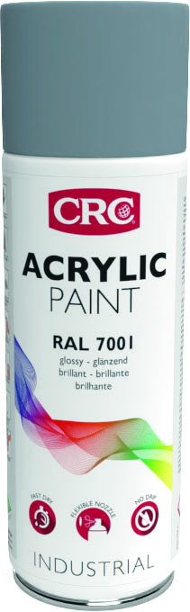 PINTURA ACRÍLICA RAL 7001 GRIS PLATA 400 ml 11680-AA CRC