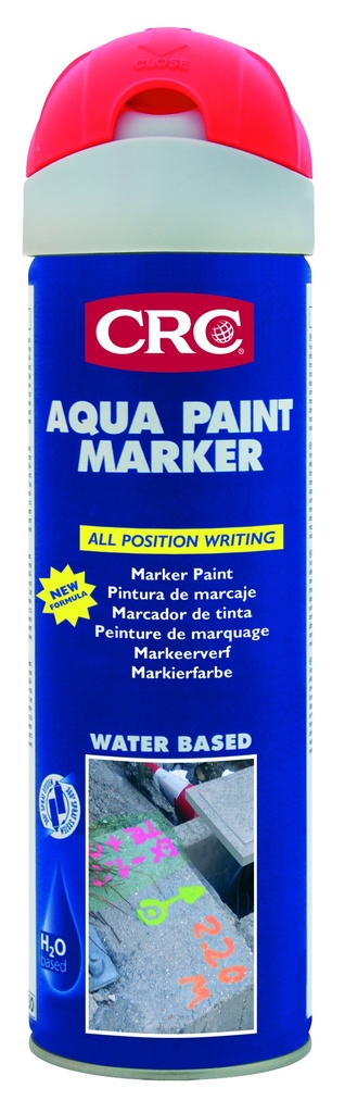 PINTURA AQUA MARKER FLUO ROJO 500 ml 30009-AA CRC