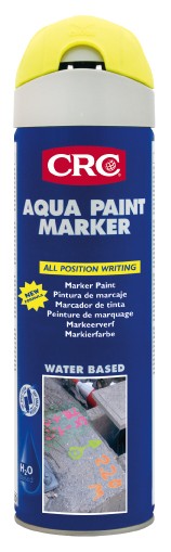 PINTURA AQUA MARKER FLUO AMARILLO 500 ml 30010-AA CRC