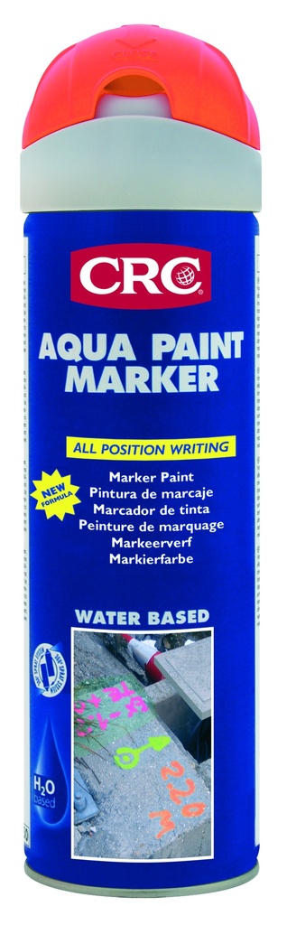 PINTURA AQUA MARKER FLUO NARANJA 500 ml 30011-AA CRC