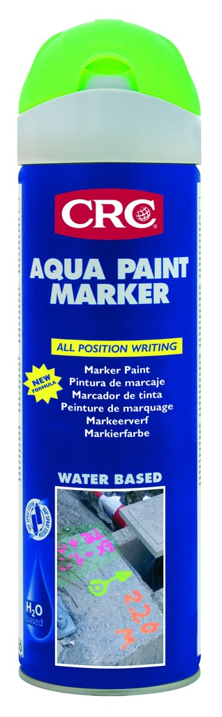 PINTURA AQUA MARKER FLUO VERDE 500 ml 30012-AA CRC