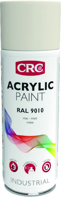 PINTURA ACRÍLICA RAL 9010 BLANCO MATE 400 ml 31066-AA CRC