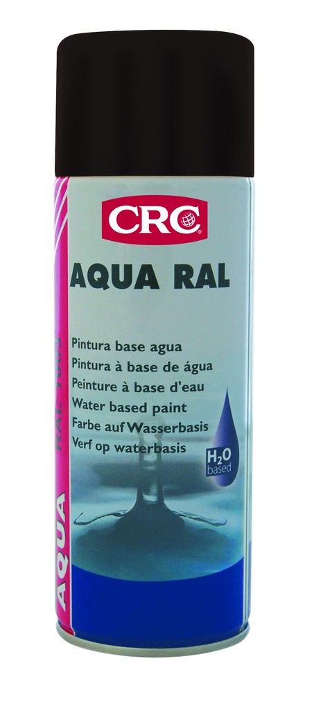 PINTURA AQUA RAL 9005 NEGRO BRILLO 400 ml 32197-AA CRC