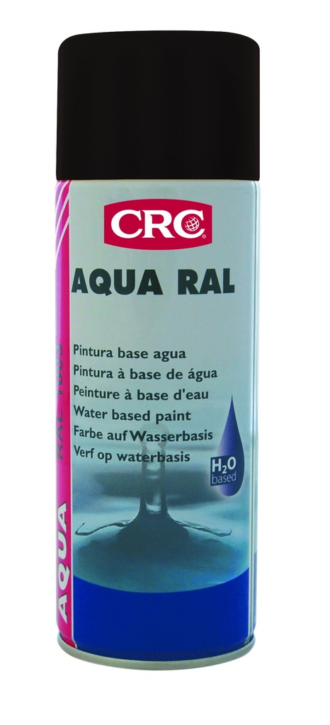 PINTURA AQUA RAL 9005 NEGRO MATE 400 ml 32205-AA CRC