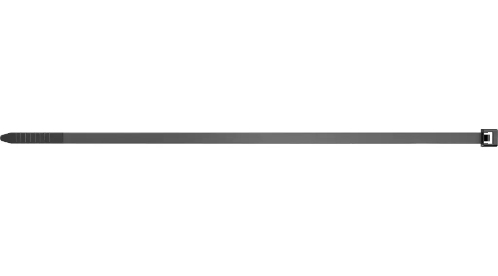 BOLSA DE 100 BRIDAS NEGRAS DE NYLON FISCHER 4,8 x 250