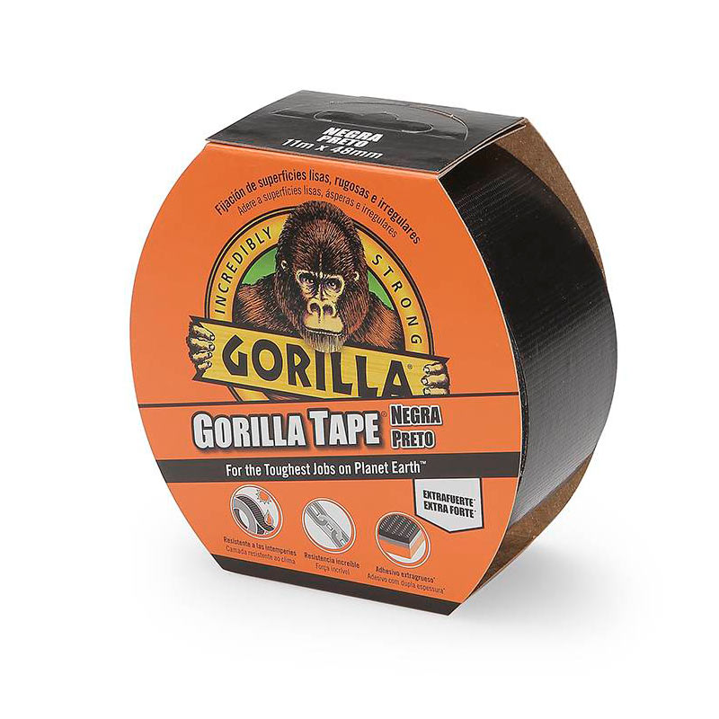 CINTA AMERICANA NEGRA GORILLA 11M X 48MM