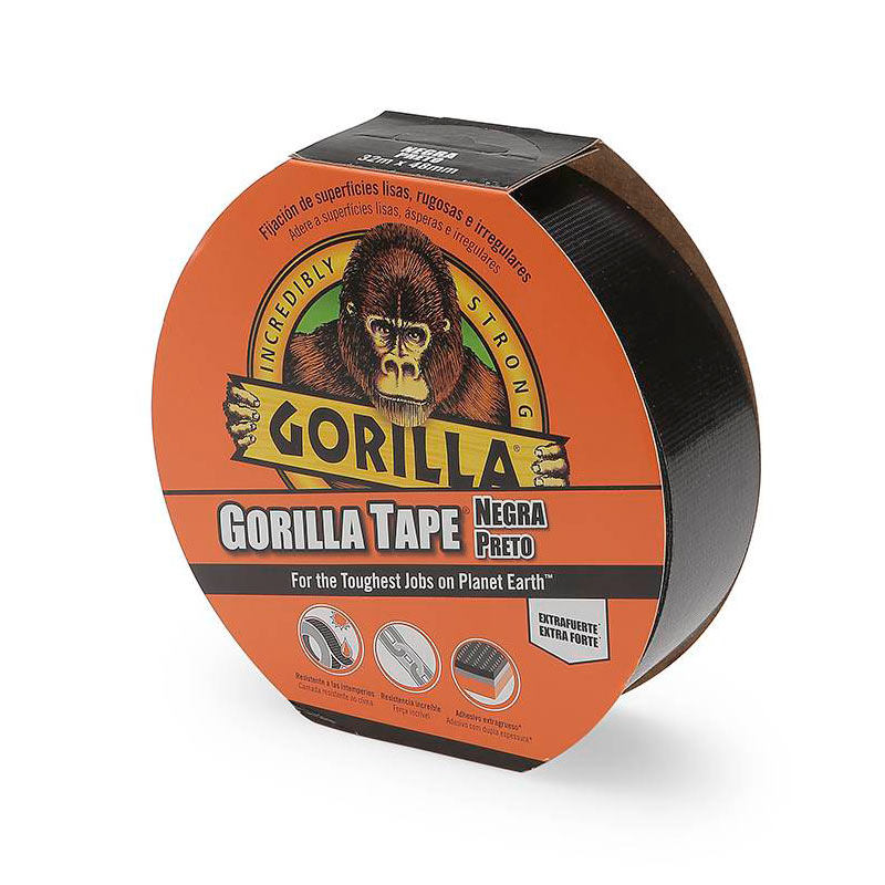 CINTA AMERICANA NEGRA GORILLA 32M X 48MM