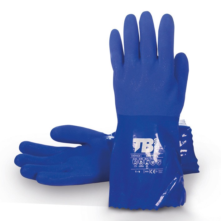 GUANTES PVC TB 666-35 VINIL 10