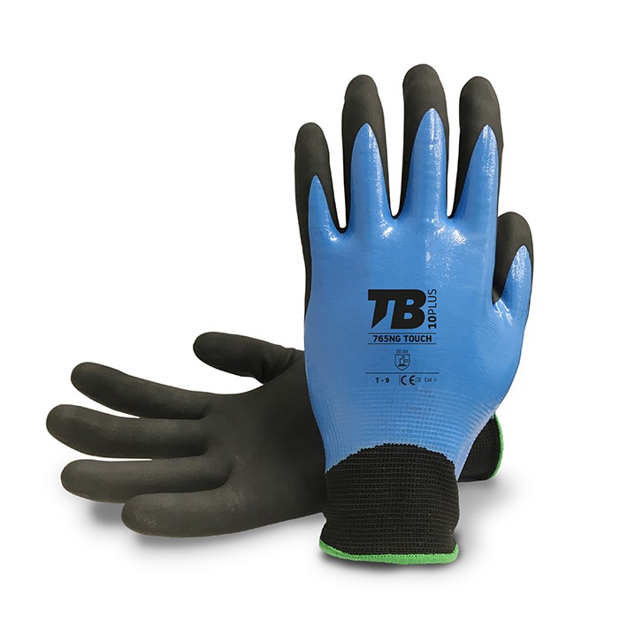 GUANTES NITRILO SIN COSTURAS 765 TOUCH 8 TB