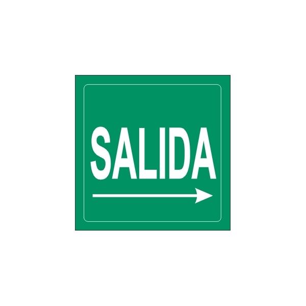 ROTULO INF. "SALIDA DERECHA"