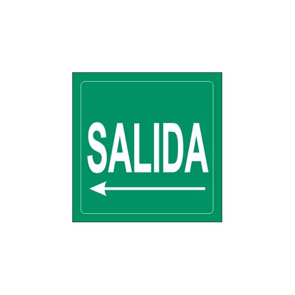 ROTULO INF. "SALIDA IZQUIERDA"