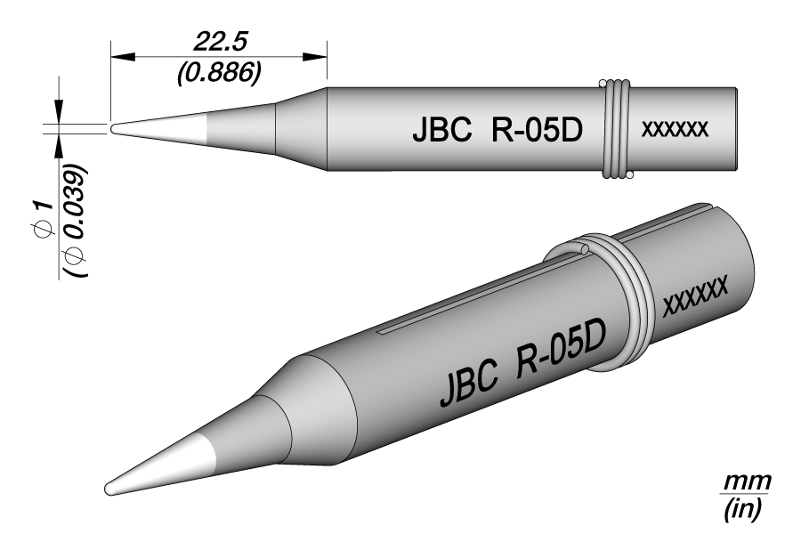 PUNTA SOLDADOR JBC R-05D