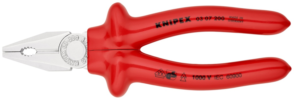 ALICATE UNIVERSAL AISLADO KNIPEX 03 07 200