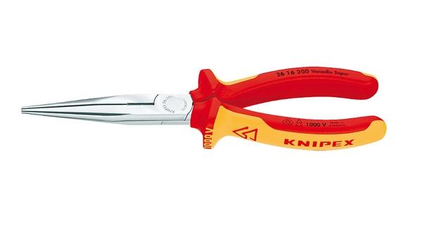 ALICATE PUNTA RECTA AISLADO KNIPEX 26 16 200