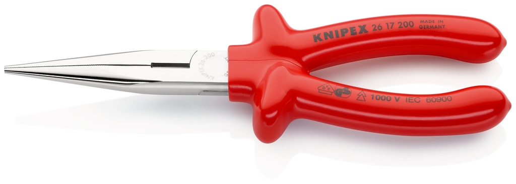 ALICATE PUNTA RECTA AISLADO KNIPEX 26 17 200