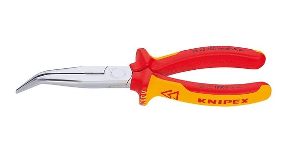 ALICATE PUNTA CURVA AISLADO KNIPEX 26 26 200