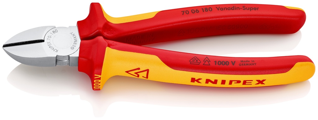 ALICATE CORTE DIAGONAL AISLADO KNIPEX 70 06 180