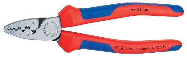 ALICATE CRIMPAR PUNTERAS KNIPEX 97 72 180