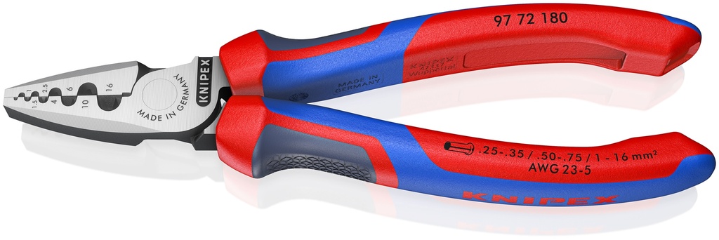 ALICATE CRIMPAR PUNTERAS KNIPEX 97 72 180