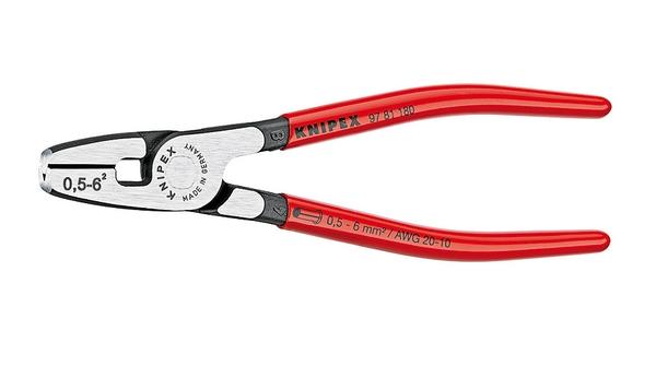 ALICATES CRIMPAR PUNTAS HUECAS KNIPEX 97 81 180