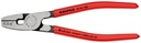 ALICATES CRIMPAR PUNTAS HUECAS KNIPEX 97 81 180