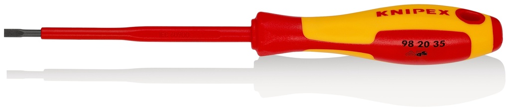 DESTORNILLADOR AISLADO PLANO KNIPEX 98 20 35 3,5X100