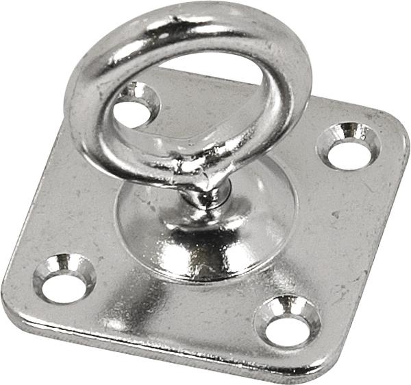 ANILLA GIR. C/PLACA 6 MM. INOX A316