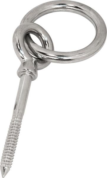 CANCAMO CON ANILLA INOX 316 8X80mm.