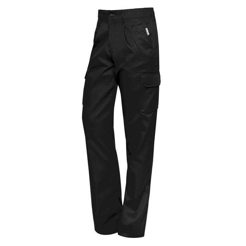 PANTALÓN MULTIBOLSILLOS CONFORT FIT NEGRO 36-38