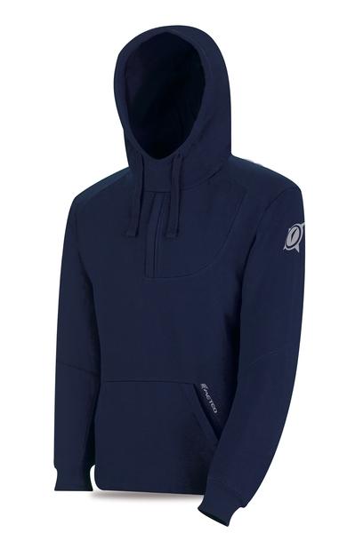 SUDADERA AZUL MARINO CON CAPUCHA M