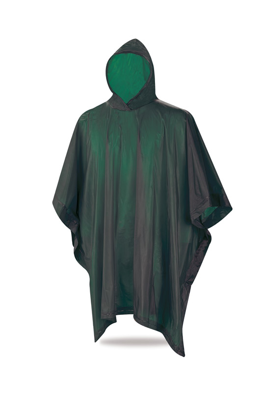 PONCHO AGUA PVC VERDE MARCA 188-POAV